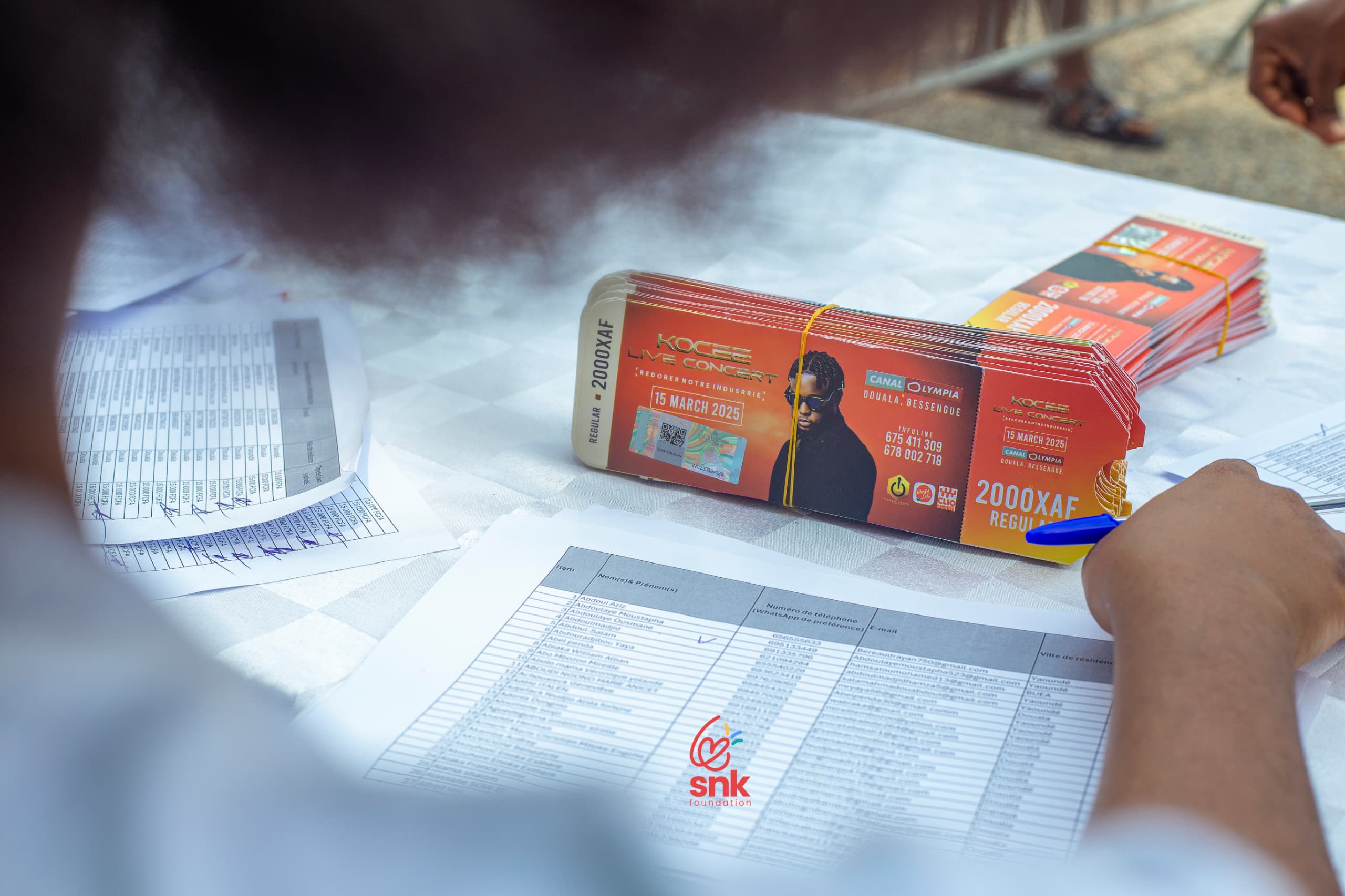 Galerie de Projet de distribution des tickets de l'artiste Kocee